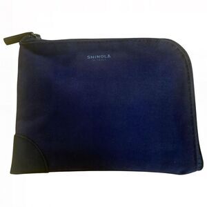 Shinola × American Airlines Amenity Kit Navy Canvas Pouch,Travel Toiletry Bag